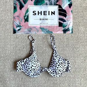 SHEIN Spotted Bikini Top